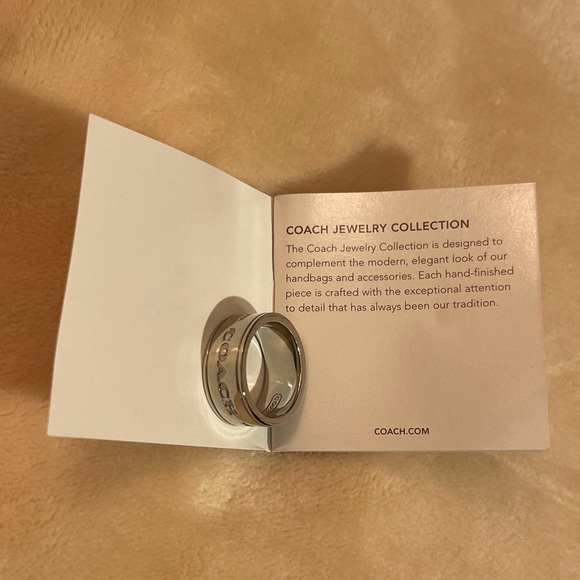 Coach Jewelry Coach Silver Ring Poshmark